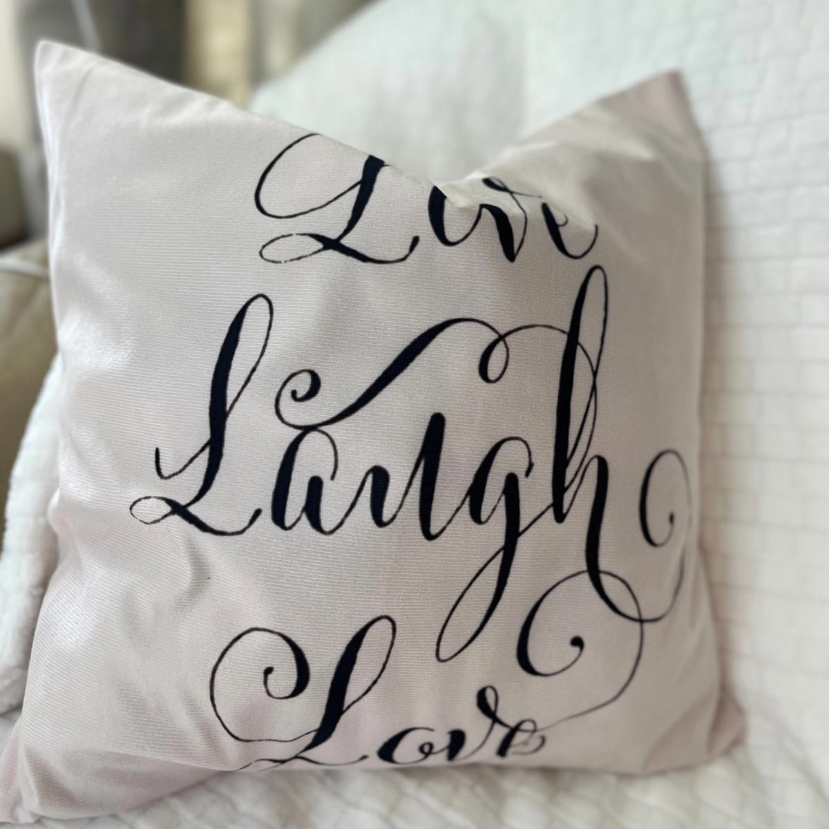 Live laugh best sale love throw pillows