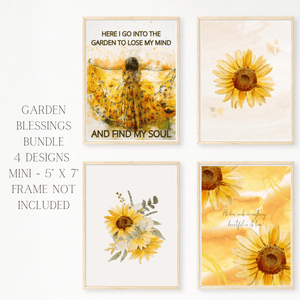 Garden Blessings - Bundle of 4 Poster Prints