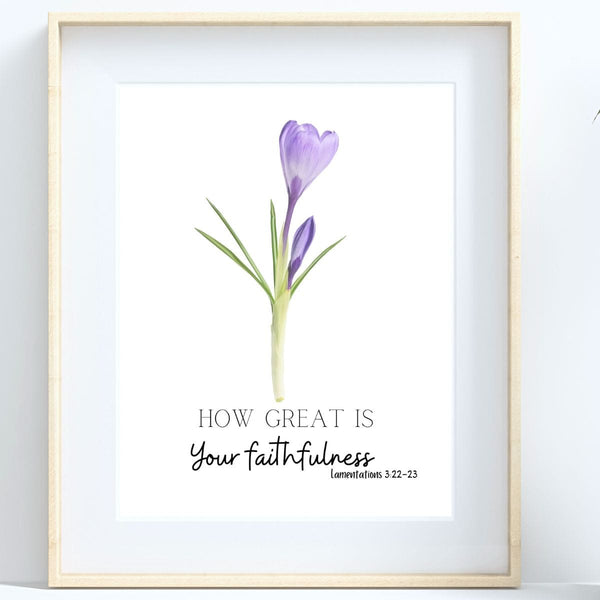 Great Is Thy Faithfulness - Bundle of 2 Poster Prints