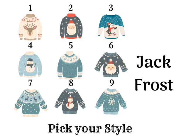NEW! Ugly Christmas Sweater Family Portrait