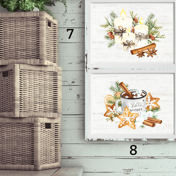 NEW! Cozy Farm Christmas Holiday Art Prints | 3 Sizes