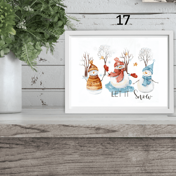 NEW! Cozy Farm Christmas Holiday Art Prints | 3 Sizes