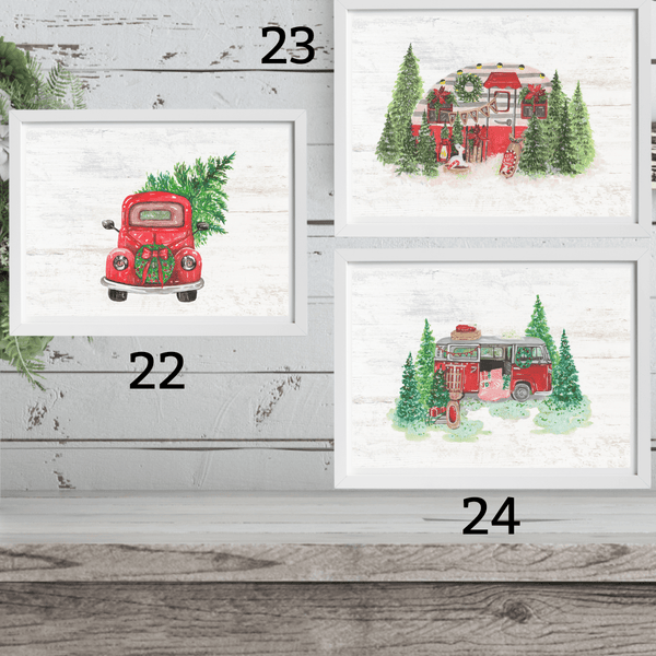 NEW! Cozy Farm Christmas Holiday Art Prints | 3 Sizes