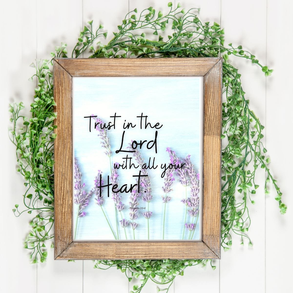 Trust In The Lord Poster Print