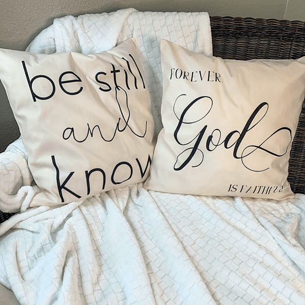 Inspirations of Faith Throw Pillows