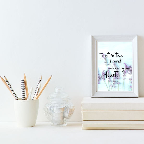 Trust In The Lord Poster Print