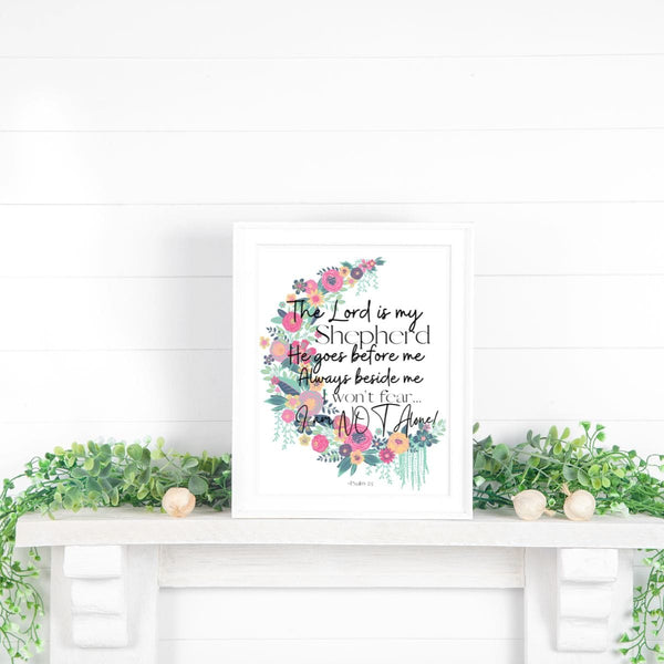 The Lord Is My Shepherd Poster Print