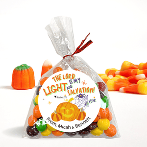 Christian Witness Halloween Stickers & Treat Bags