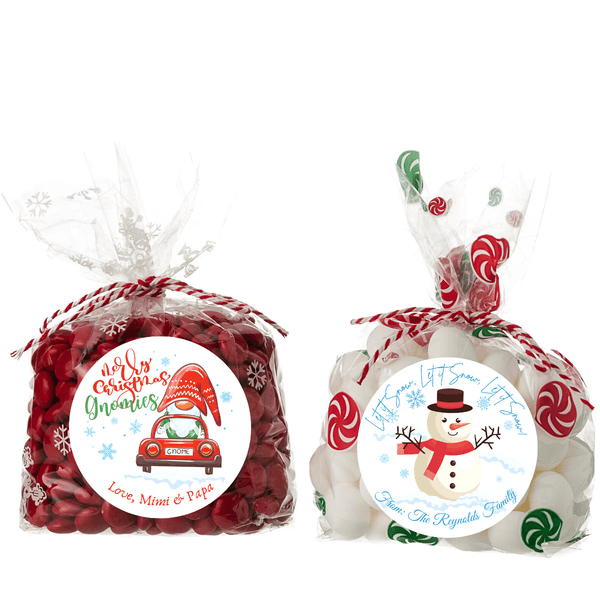 Personalized Peel & Stick Holiday Christmas Labels