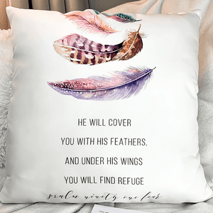 Super Soft Faith Inspired Throw Pillows