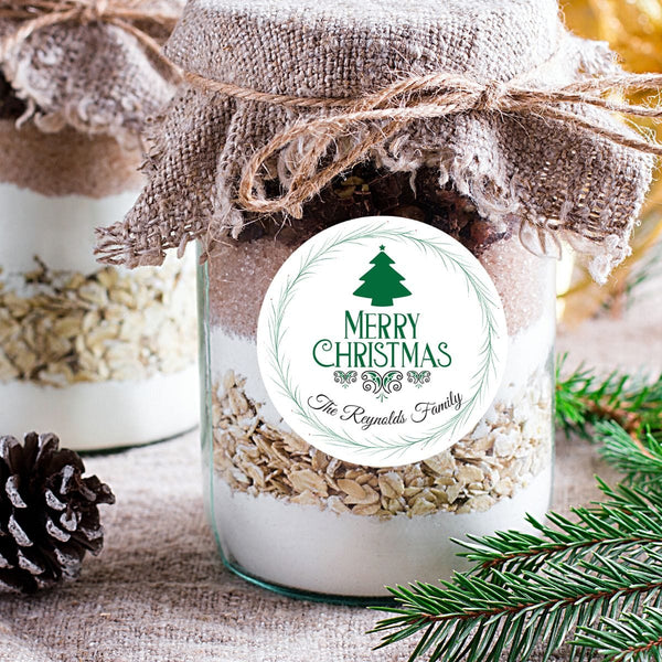 Personalized Peel & Stick Holiday Christmas Labels