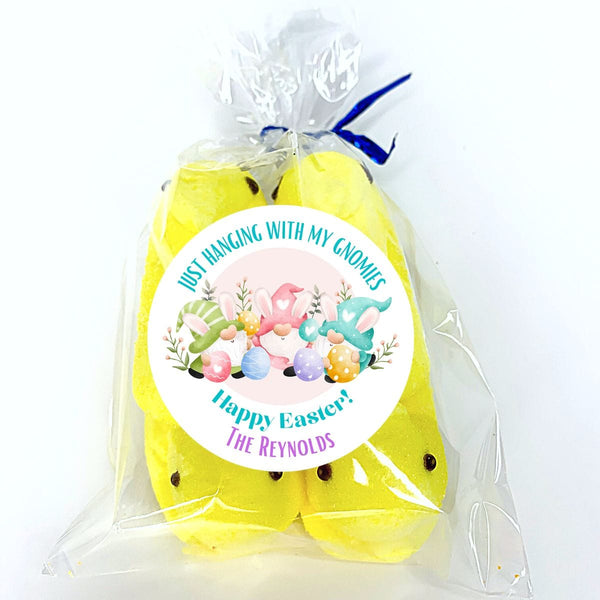 Easter Party Stickers / Cake Toppers with Treat Bags