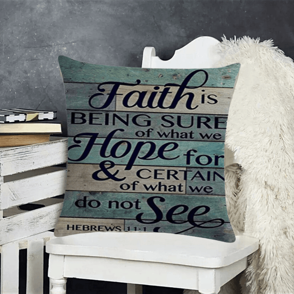 NEW! Rustic Faith Inspirations Throw Pillows