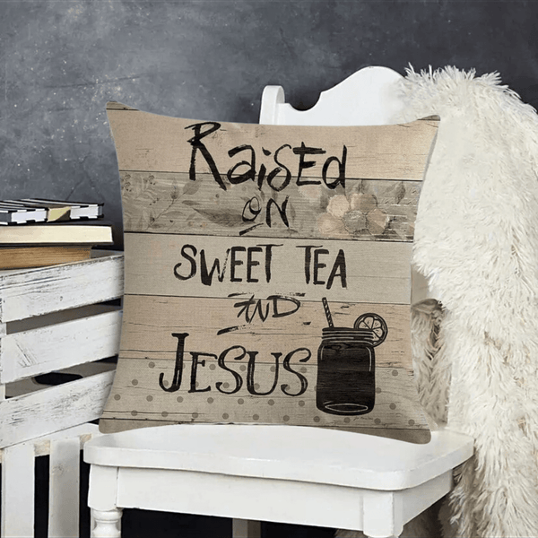 Retro Farm & Faith Inspirations Throw Pillows