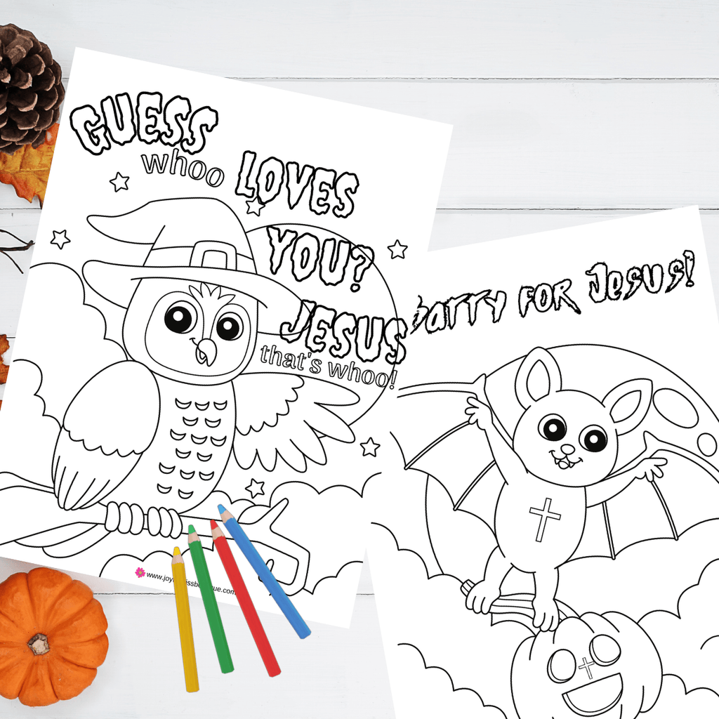 Christian Halloween Coloring Pages 2025 Christian halloween coloring pages 2025