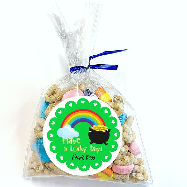 St. Paddy's Leprechaun Party Stickers & Loot Bags