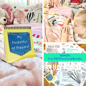 Kids Meaningful Pocket Prayers GIFT BUNDLE