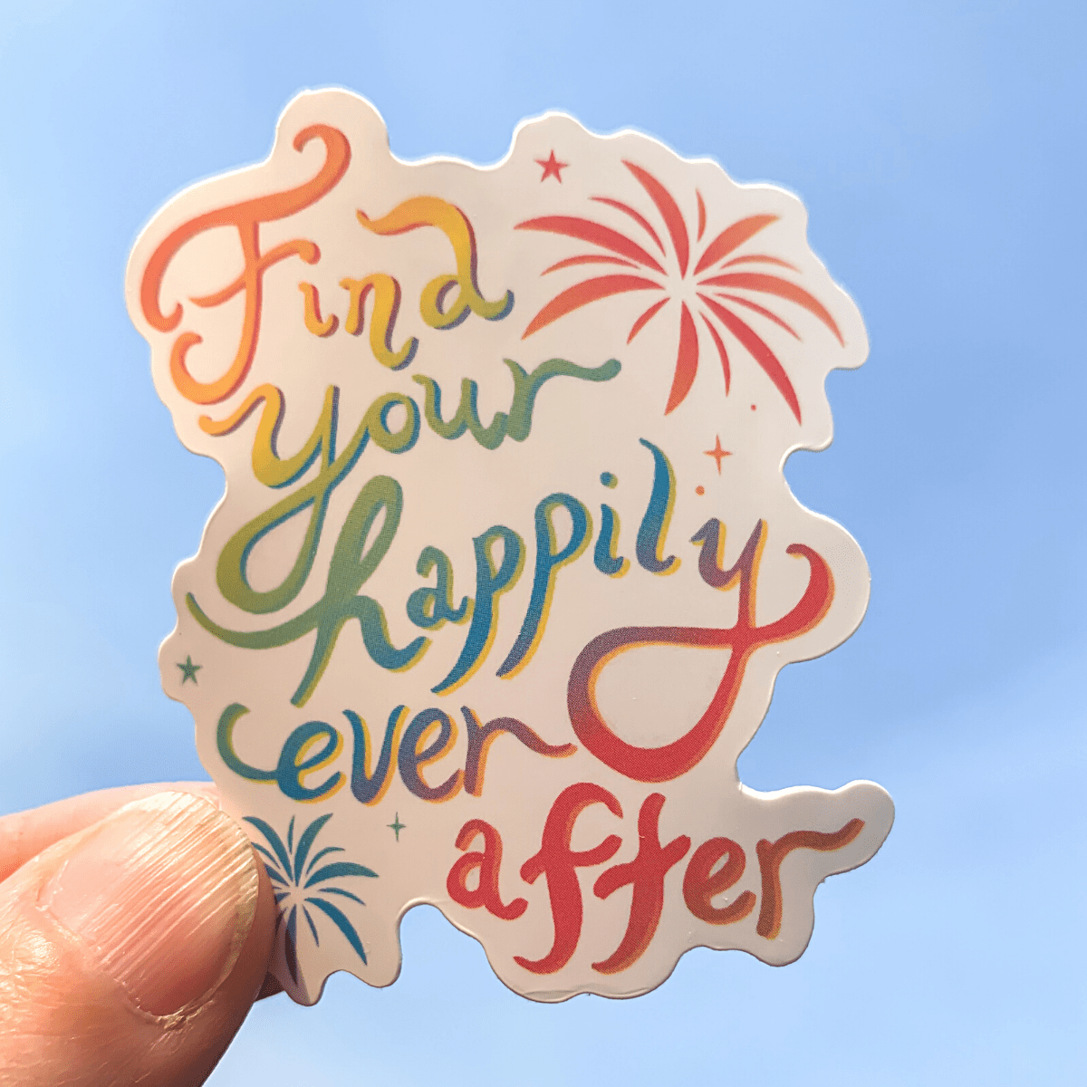 Trendy Good Days Hydro Bottle Waterproof Stickers 8 Designs