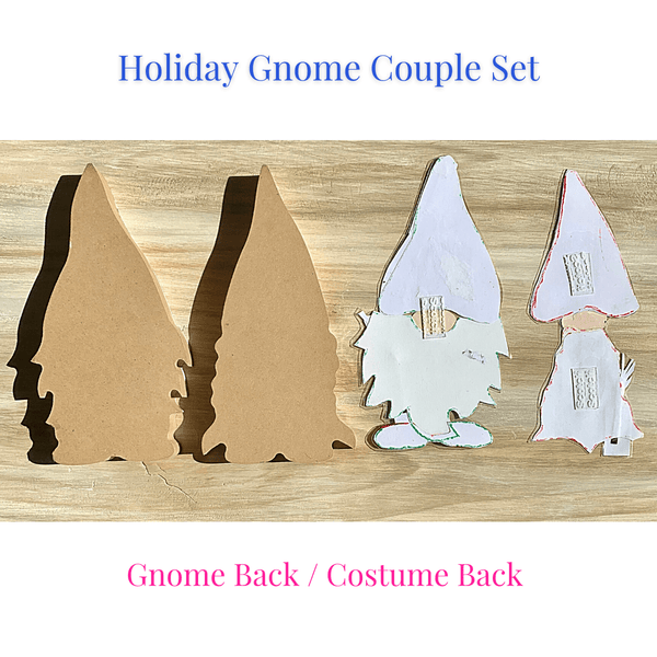 Summer Holiday Gnome Couple Handcrafted USA